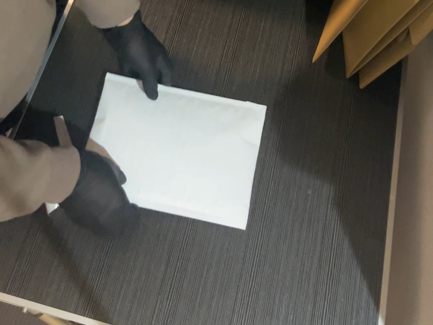 Sealed in protective sleeve